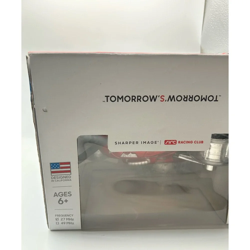 Sharper Image Thunder Tumbler RC 360 Spinning Car Red 49MHz Wheelie Stunt Toy